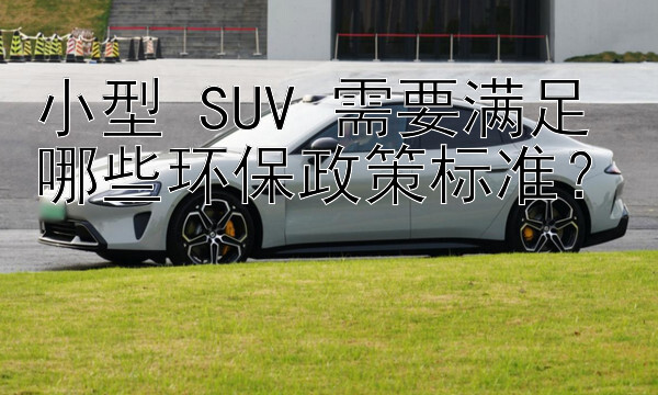 小型 SUV 需要满足哪些环保政策标准？