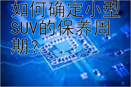 如何确定小型SUV的保养周期？