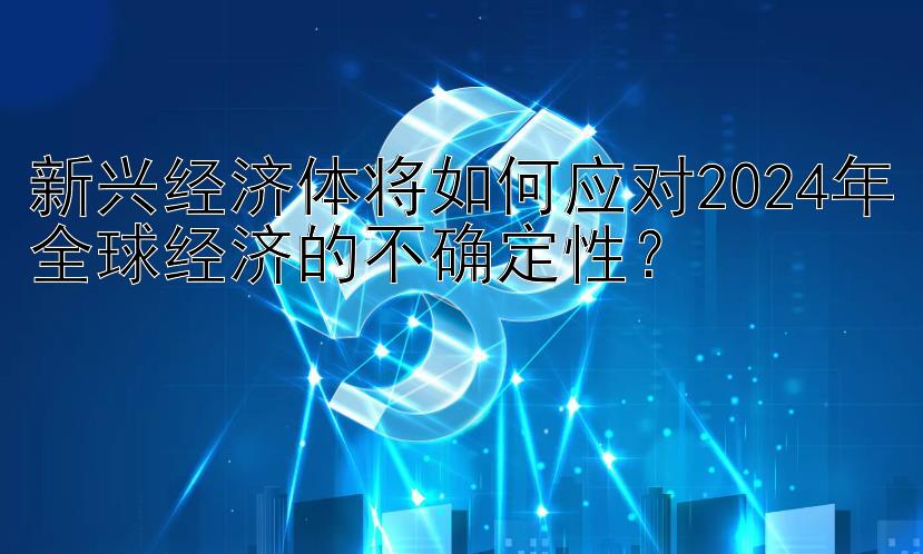 新兴经济体将如何应对2024年全球经济的不确定性？