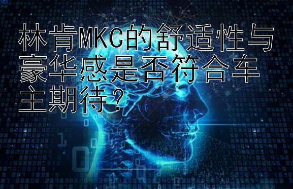 林肯MKC的舒适性与豪华感是否符合车主期待？